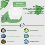 Copriwater Duetto Quadro Falerii termoindurente avvolgente bianco - immagine 6