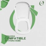 Copriwater Duetto Quadro Falerii termoindurente avvolgente bianco - immagine 4