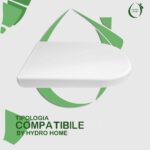 Copriwater Duetto Quadro Falerii termoindurente avvolgente bianco - immagine 3