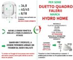Copriwater Duetto Quadro Falerii termoindurente avvolgente Soft Close bianco - immagine 2