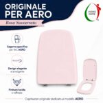 Copriwater Aero Ideal Standard Originale Termoindurente Rosa Sussurrato - immagine 4