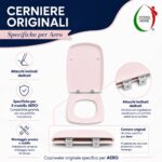 Copriwater Aero Ideal Standard Originale Termoindurente Rosa Sussurrato - immagine 5