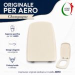Copriwater Aero Ideal Standard Originale Termoindurente Champagne - immagine 4
