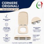 Copriwater Aero Ideal Standard Originale Termoindurente Champagne - immagine 5