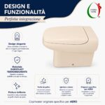 Copriwater Aero Ideal Standard Originale Termoindurente Champagne - immagine 6