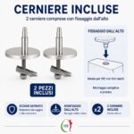 Copriwater Nolita Kerasan termoindurente avvolgente bianco - immagine 5