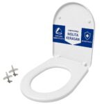 Copriwater Nolita Kerasan termoindurente avvolgente bianco Soft Close