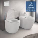 Copriwater Nolita Kerasan termoindurente avvolgente bianco Soft Close - immagine 3