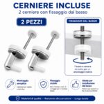 Copriwater Magnum Nuovo Villeroy & Boch termoindurente bianco - immagine 3
