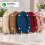 Copriwater personalizzato su misura legno rivestito in resina poliestere