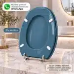 Copriwater personalizzato su misura legno rivestito in resina poliestere - immagine 2