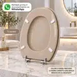 Copriwater personalizzato su misura legno rivestito in resina poliestere - immagine 4
