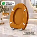 Copriwater personalizzato su misura legno rivestito in resina poliestere - immagine 5