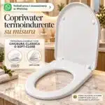 Copriwater personalizzato su misura termoindurente