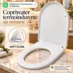 Copriwater personalizzato su misura termoindurente - immagine 2